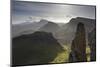 Cliffs Along the Trotternish Landslip, Isle of Skye, Inner Hebrides. Scotland, UK, October 2010-Mark Hamblin-Mounted Photographic Print