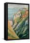 Cliffs and Sea-Emile Bernard-Framed Stretched Canvas