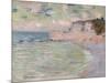 Cliffs and the Porte D'Amont, Morning Effect, 1885-Claude Monet-Mounted Giclee Print