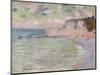 Cliffs and the Porte D'Amont, Morning Effect, 1885-Claude Monet-Mounted Premium Giclee Print