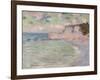 Cliffs and the Porte D'Amont, Morning Effect, 1885-Claude Monet-Framed Giclee Print