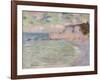 Cliffs and the Porte D'Amont, Morning Effect, 1885-Claude Monet-Framed Giclee Print