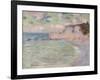 Cliffs and the Porte D'Amont, Morning Effect, 1885-Claude Monet-Framed Giclee Print