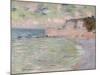 Cliffs and the Porte D'Amont, Morning Effect, 1885-Claude Monet-Mounted Giclee Print