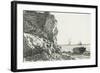 Cliffs And The Sea-Claude Monet-Framed Premium Giclee Print