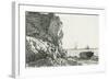 Cliffs And The Sea-Claude Monet-Framed Premium Giclee Print