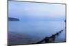 Cliffs and Wave Break at Swanage Beach at Sunset, Dorset, England, United Kingdom, Europe-Matthew Williams-Ellis-Mounted Photographic Print