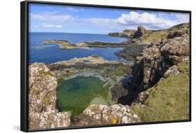 Cliffs around Treshnish Point-Gary Cook-Framed Photographic Print