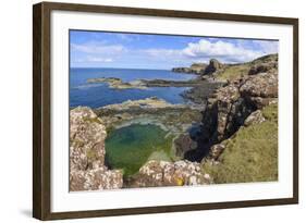 Cliffs around Treshnish Point-Gary Cook-Framed Photographic Print