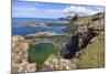 Cliffs around Treshnish Point-Gary Cook-Mounted Photographic Print