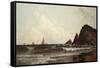 Cliffs at Cape Elizabeth, Portland Harbor, Maine, 1882-David Gilmour Blythe-Framed Stretched Canvas