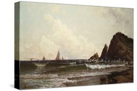 Cliffs at Cape Elizabeth, Portland Harbor, Maine, 1882-David Gilmour Blythe-Stretched Canvas