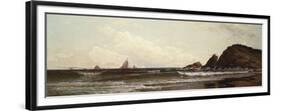 Cliffs at Cape Elizabeth, Portland Harbor, Maine, 1882-David Gilmour Blythe-Framed Giclee Print