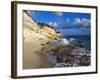 Cliffs at Cupecoy Beach, St. Martin, Caribbean-Greg Johnston-Framed Photographic Print