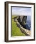 Cliffs at Downpatrick Head, Near Ballycastle, County Mayo, Connacht, Republic of Ireland (Eire)-Gary Cook-Framed Photographic Print