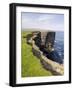 Cliffs at Downpatrick Head, Near Ballycastle, County Mayo, Connacht, Republic of Ireland (Eire)-Gary Cook-Framed Photographic Print