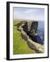 Cliffs at Downpatrick Head, Near Ballycastle, County Mayo, Connacht, Republic of Ireland (Eire)-Gary Cook-Framed Photographic Print