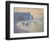 Cliffs at Ètretat, 1885-1886-Claude Monet-Framed Giclee Print