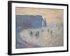 Cliffs at Ètretat, 1885-1886-Claude Monet-Framed Giclee Print