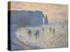 Cliffs at Ètretat, 1885-1886-Claude Monet-Stretched Canvas