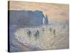 Cliffs at Ètretat, 1885-1886-Claude Monet-Stretched Canvas