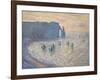 Cliffs at Ètretat, 1885-1886-Claude Monet-Framed Giclee Print