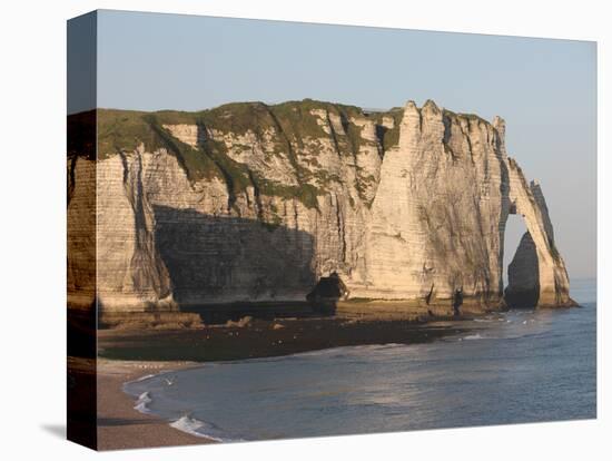 Cliffs at Etretat, Cote D'Albatre, Seine-Maritime, Normandy, France, Europe-null-Stretched Canvas