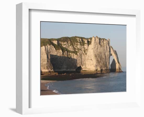 Cliffs at Etretat, Cote D'Albatre, Seine-Maritime, Normandy, France, Europe-null-Framed Photographic Print