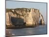 Cliffs at Etretat, Cote D'Albatre, Seine-Maritime, Normandy, France, Europe-null-Mounted Photographic Print