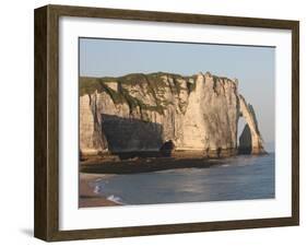 Cliffs at Etretat, Cote D'Albatre, Seine-Maritime, Normandy, France, Europe-null-Framed Photographic Print