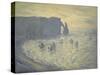 Cliffs at Etretat-Claude Monet-Stretched Canvas