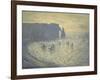 Cliffs at Etretat-Claude Monet-Framed Giclee Print