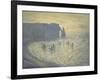 Cliffs at Etretat-Claude Monet-Framed Giclee Print