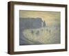 Cliffs at Etretat-Claude Monet-Framed Giclee Print