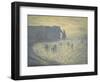 Cliffs at Etretat-Claude Monet-Framed Giclee Print