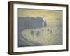 Cliffs at Etretat-Claude Monet-Framed Giclee Print