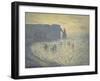 Cliffs at Etretat-Claude Monet-Framed Giclee Print