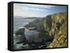 Cliffs at Mizen Head, County Cork, Munster, Republic of Ireland,Europe-David Hughes-Framed Stretched Canvas