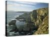 Cliffs at Mizen Head, County Cork, Munster, Republic of Ireland,Europe-David Hughes-Stretched Canvas