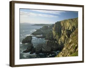 Cliffs at Mizen Head, County Cork, Munster, Republic of Ireland,Europe-David Hughes-Framed Photographic Print