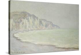 Cliffs at Pourville, 1896-Claude Monet-Stretched Canvas