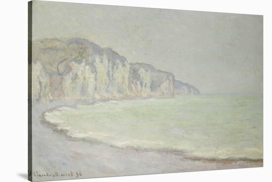 Cliffs at Pourville, 1896-Claude Monet-Stretched Canvas