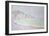 Cliffs at Pourville, 1896-Claude Monet-Framed Giclee Print