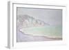 Cliffs at Pourville, 1896-Claude Monet-Framed Giclee Print