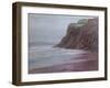 Cliffs at Shaldon S/Devon,  pastel-Margo Starkey-Framed Giclee Print