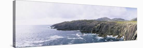 Cliffs at the Coast, County Kerry, Munster, Republic of Ireland-null-Stretched Canvas