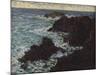 Cliffs at the Cote Sauvage of Belle-Ile, 1886-Claude Monet-Mounted Giclee Print