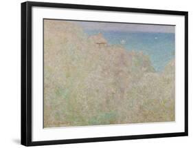Cliffs at Varengeville, 1897-Claude Monet-Framed Premium Giclee Print