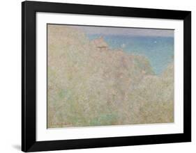 Cliffs at Varengeville, 1897-Claude Monet-Framed Premium Giclee Print