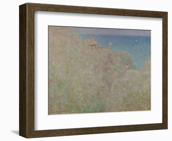 Cliffs at Varengeville, 1897-Claude Monet-Framed Giclee Print